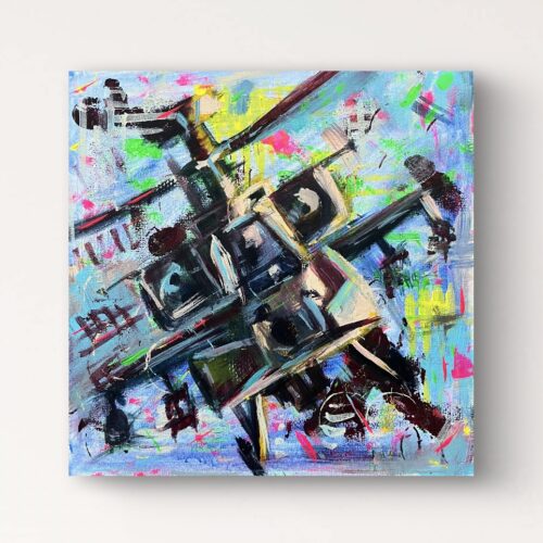 abstract apache painting
