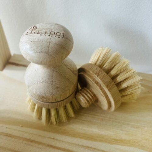 bamboo hand scrubber