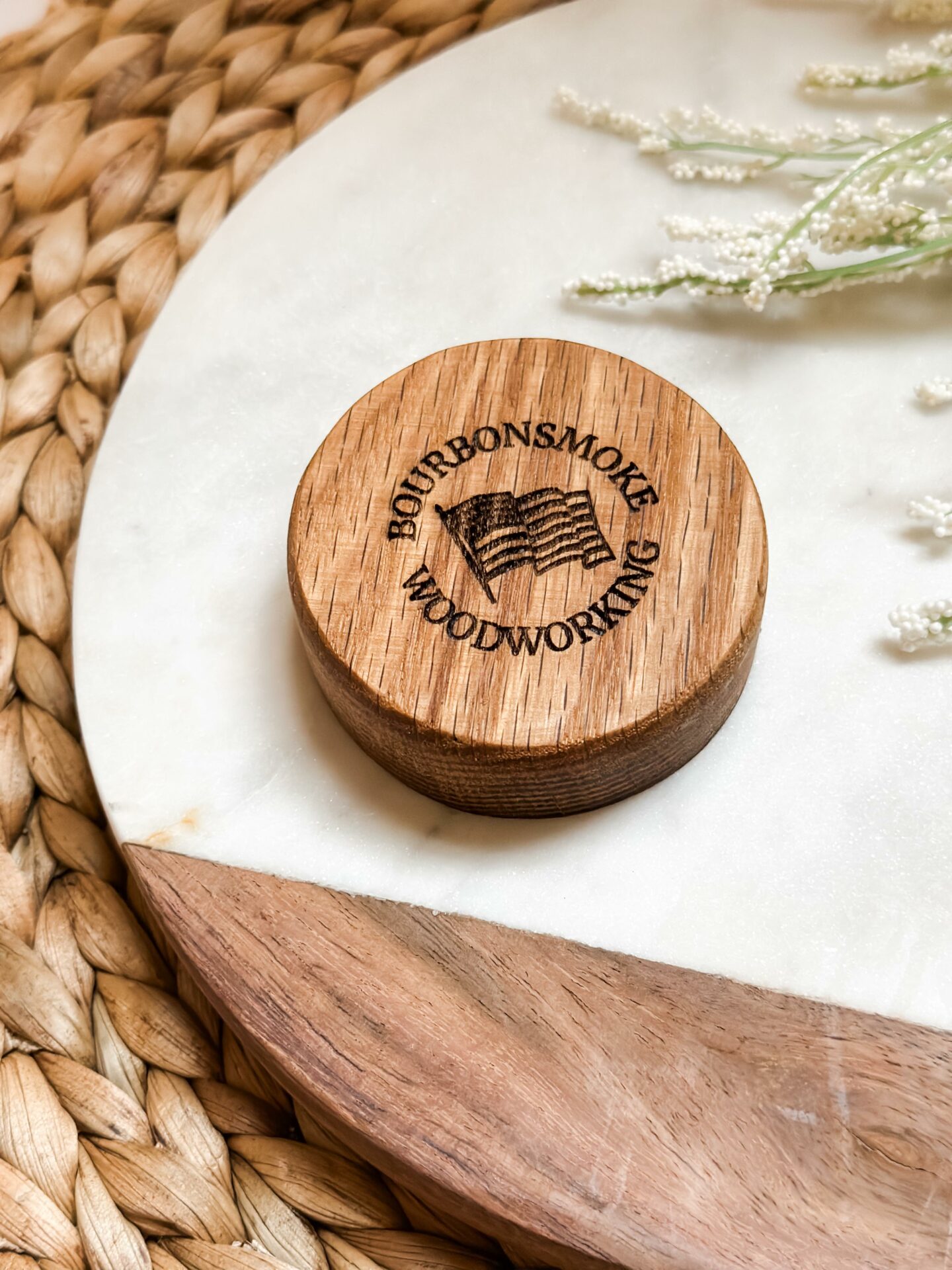 Red Oak bottle opener carved with a CNC.