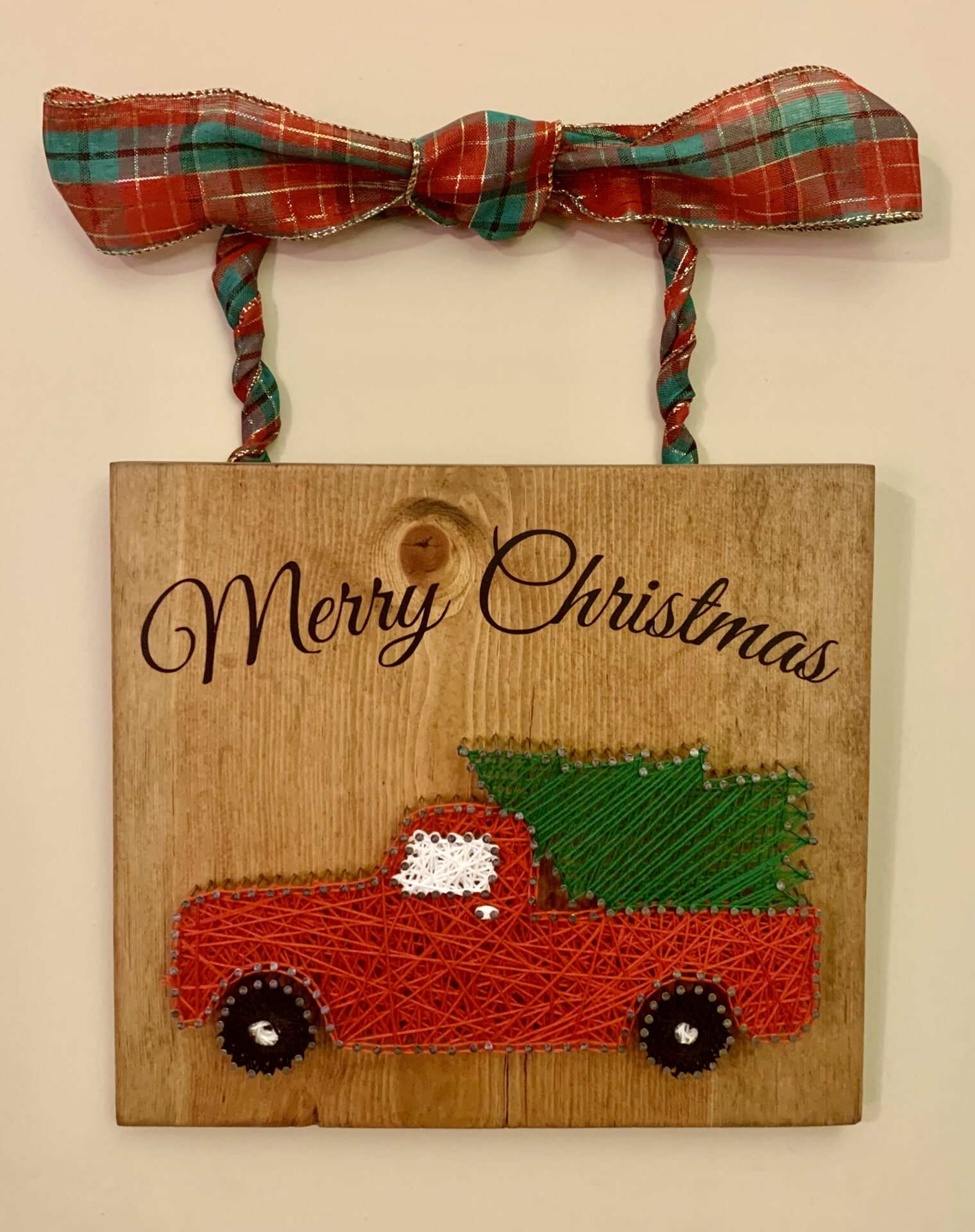 Red Truck w Ribbon