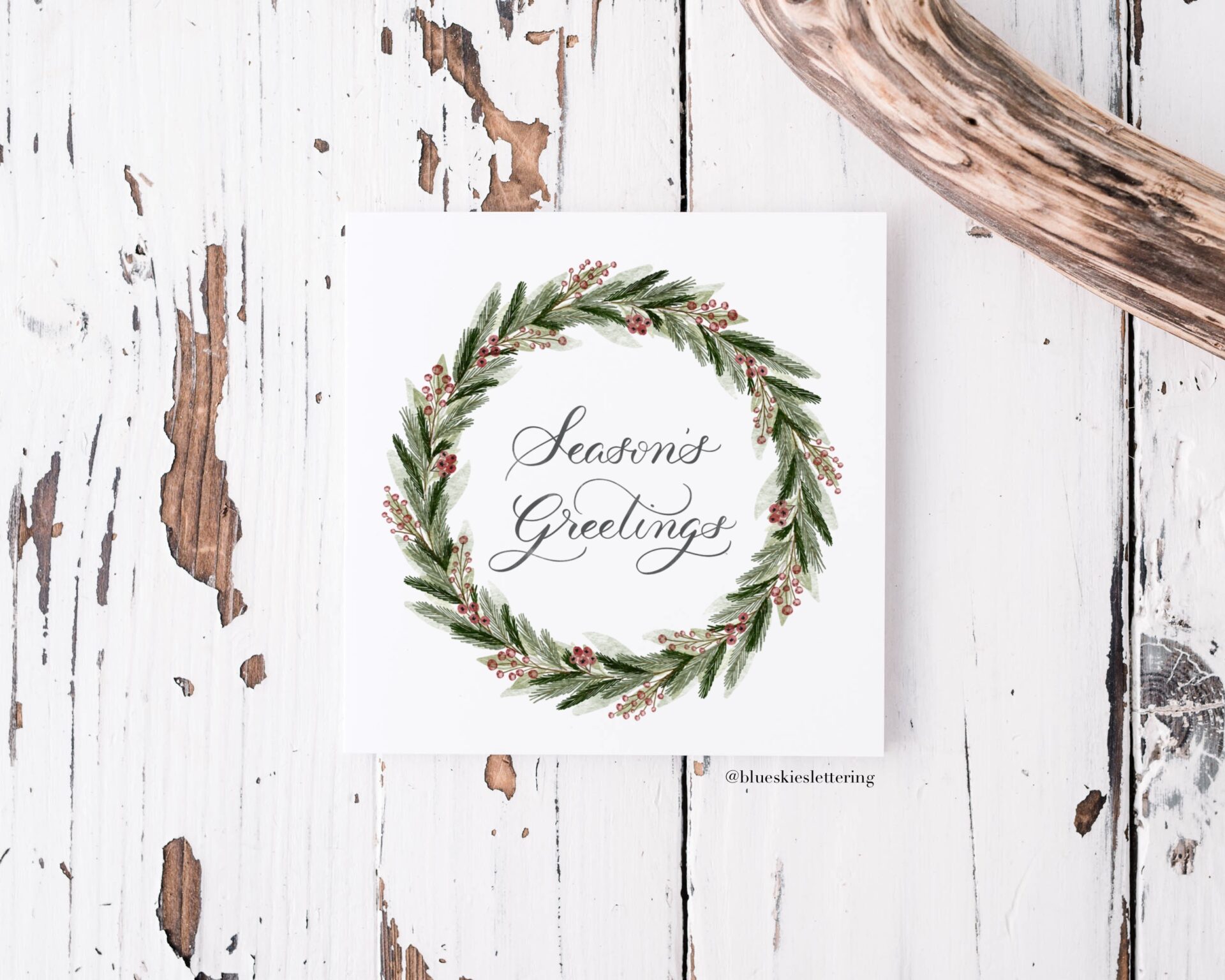 Season's Greetings Gift Tag