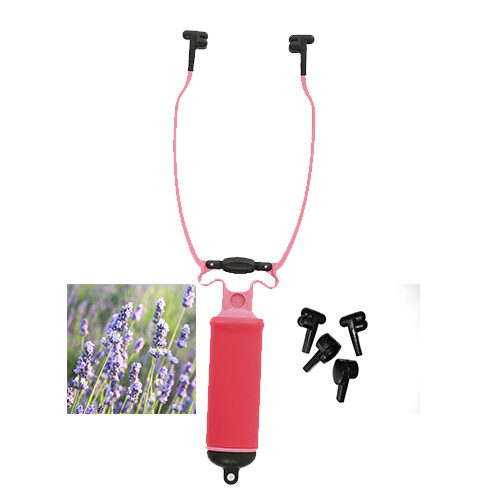 Pink colored Temple Massager.