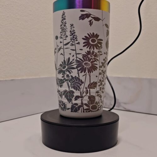360 degree laser engraved tumbler